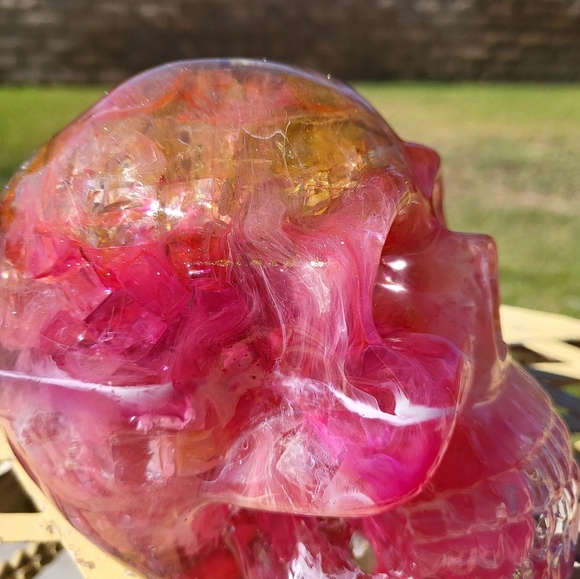 Starfire resin skull - Picture 3 of 5